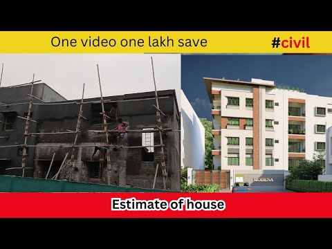  House Construction Estimation Explained | 🏫🏫 | soolya | #soolya #civil #homeconstruction 