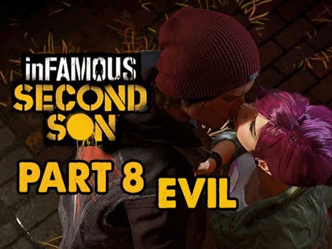 inFamous: Second Son Evil Walkthrough Part 8 - The Hook-Up - Evil & Expert Playthrough