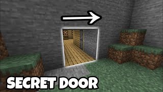 how to make a 2 by 2 secret door in minecraft