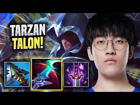 TARZAN PERFECT GAME WITH TALON! - LNG Tarzan Plays Talon JUNGLE vs Graves! | Season 2022