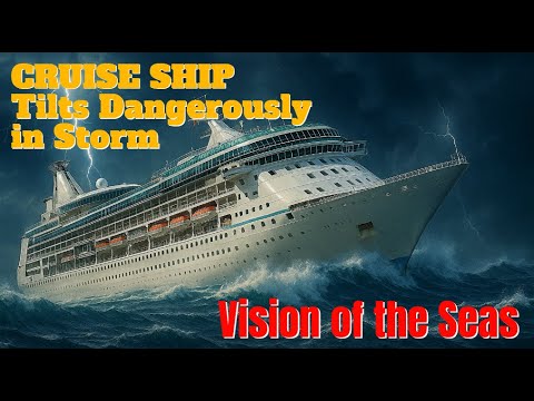 Royal Caribbean Ship Hit by Huge Waves | Vision of the Seas Storm Incident