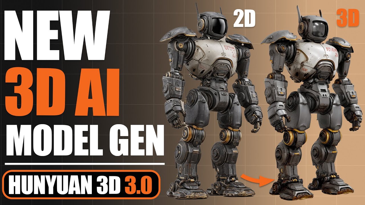 HUGE 3D AI Update: Hunyuan3D 3.0 Is Finally Here!