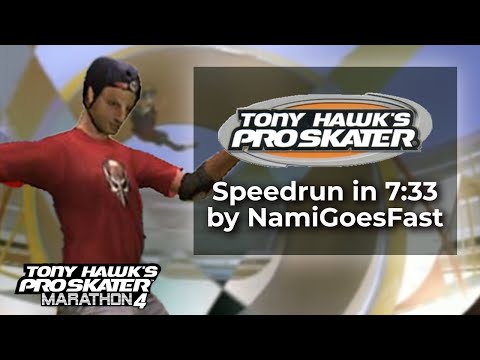 Tony Hawk's Pro Skater by namigoesfast in 7:33 - Tony Hawks Pro Skater Marathon 4