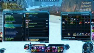 ★SWTOR - Crew Skills Gameplay Guide - Synthweaving - Making Credits - Tips and Tricks 3