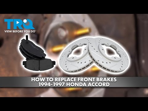 How to Replace Front Brakes 1994-1997 Honda Accord