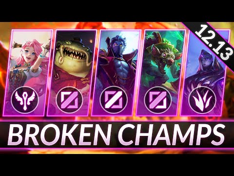 3 BROKEN Champions for EVERY ROLE in Patch 12.13 - CHAMPS to MAIN for FREE LP - LoL Guide