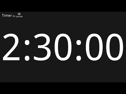2 Hour 30 Minute Countup Timer