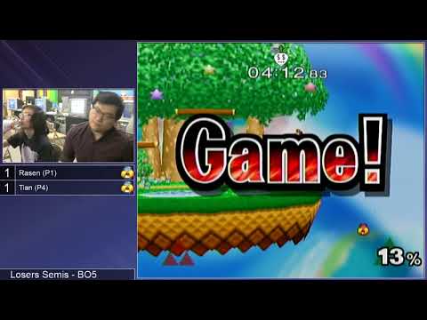 SG 20.5 SSBM - Rasen (White Sheik) vs. Tian (Red Sheik) - Melee LSF