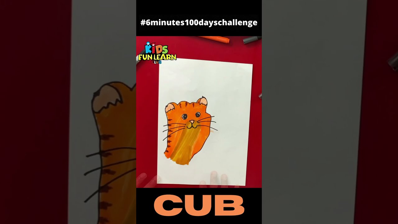 How to draw easy cub #shorts