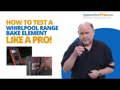 Part of a video titled How To Test A Whirlpool Range Bake Element - YouTube