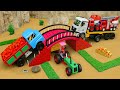 Diy Mini Tractor Making Overhead Bridge Construction Science Project
