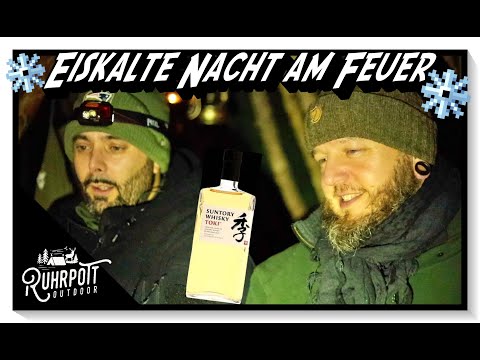 Eiskalte Nacht mit Whisky am Feuer - Ruhrpott Outdoor