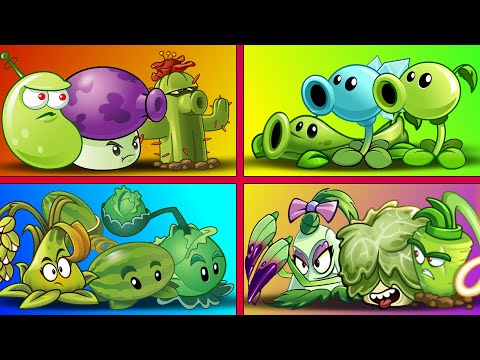 Teams - Multi-Hit vs Peas vs Pult vs Close PvZ 2 Challenge - Who Will Win? - Plants Vs Zombies 2