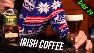 Irish Coffee Cocktail | Classic Recipe for Cozy Winter Morning