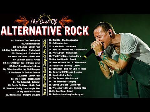Alternative Rock Of The 90s 2000s - Linkin park, Green Day, Creed, AudioSlave, Hinder, Evanescence