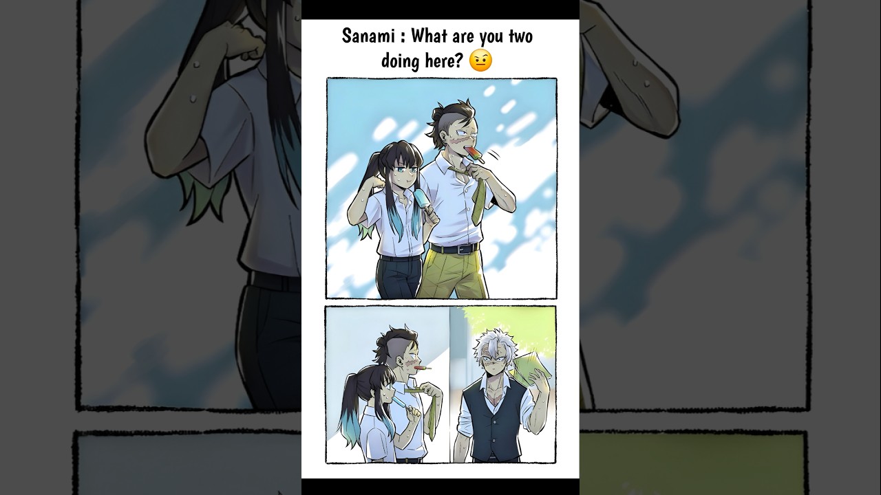 Sanami: What are you two doing here? 🤨