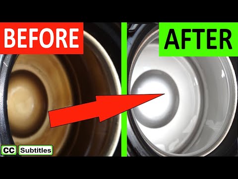 How to clean a Thermos Flask inside the Easy Way without damaging it Video