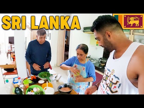 Cooking Dinner With Sri Lankan Family | Colombo