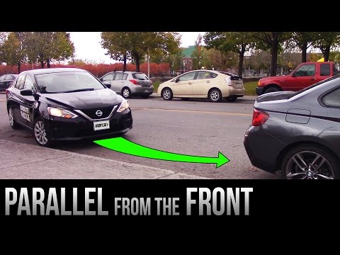 Stationnement parallèle depuis l'avant