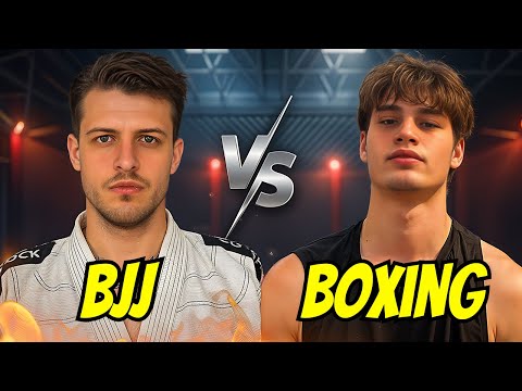 BJJ Fighter VS. Boxer