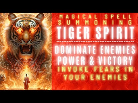 Invoke Tiger Spirit Suea Saming Katha Against Enemies & Negative Entities. Enhance Power & Authority