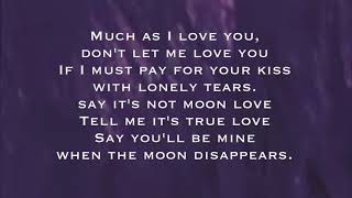 Moon Love (Lyric Video) sung by Frank Sinatra