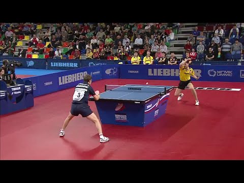 2015 ETTC MT-Final: AUT vs GER (4) Robert GARDOS - Dimitrij OVTCHAROV [HD] [Full Match]