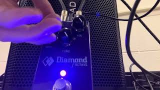 Video thumbnail for 12/24/2023 Experiment Diamond Pedals f-octave fuzz pedal with Agile Legacy 627 baritone guitar by Guy Incognito