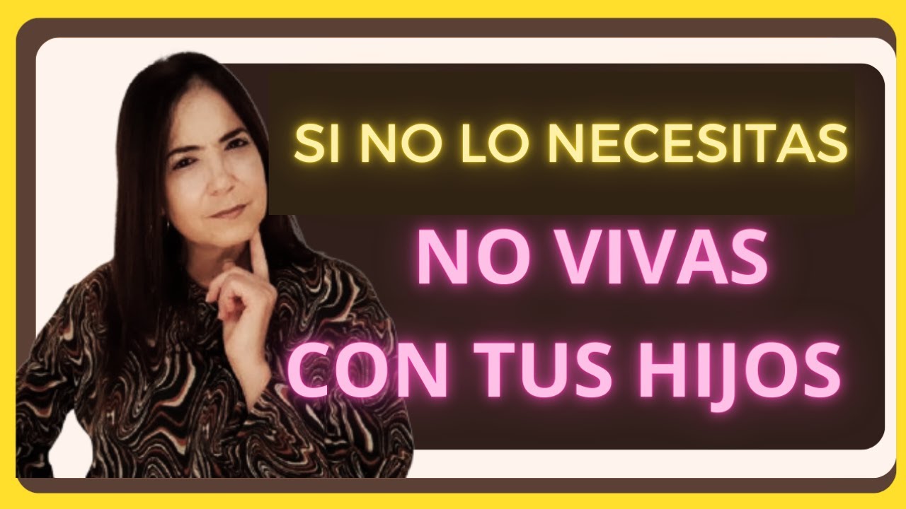 POR QUÉ VIVIR CON TUS HIJOS EN LA VEJEZ PUEDE SER UN ERROR