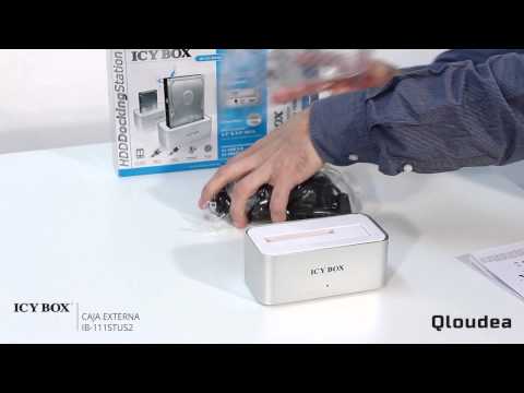 IcyBox IB-111STUS2-Wh - Docking Station 2.5" y 3.5" - USB3.0