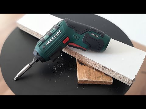 Unboxing And Test Parkside CORDLESS SCREWDRIVER