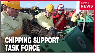 South Korea launches wood chipping program to prevent devastating wildfires nationwide