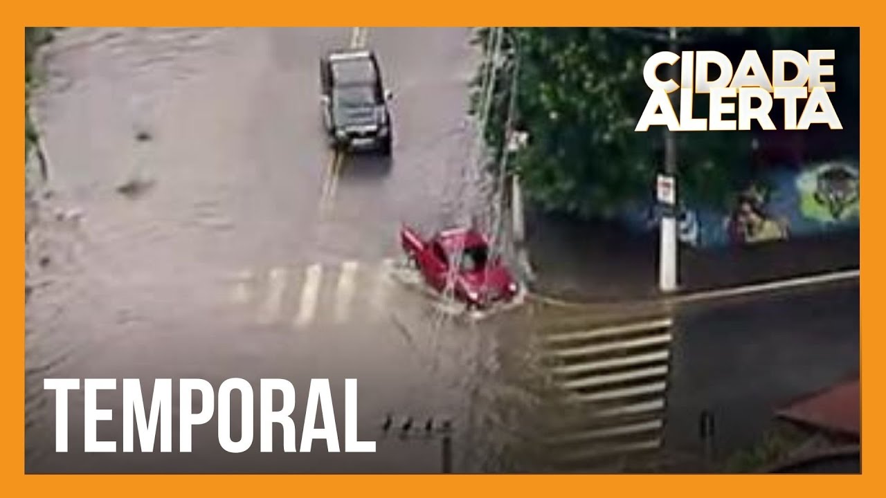 Chuva forte alaga ruas e deixa São Paulo em estado de atenção nesta quinta-feira (21)