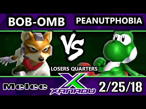 End of an Era - Bob-omb (Fox) Vs. Peanutphobia (Yoshi) - SSBM Losers Quarters - Smash Melee