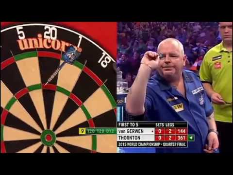 2015 World Darts Championship Quarter Final van Gerwen vs Thornton