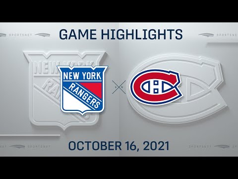 NHL Highlights | Rangers vs. Canadiens - Oct. 16, 2021