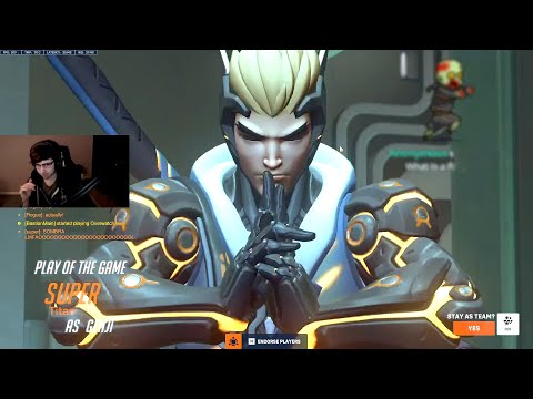 SUPER GENJI WITH GENOS NEW SKIN! POTG! [ OVERWATCH 2 SEASON 3 TOP 500 ]