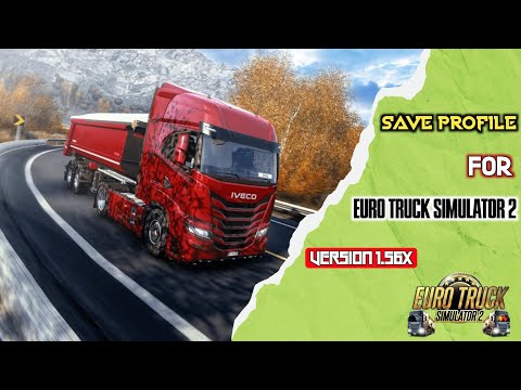 Unlimited Money Save Profile For Euro Truck Simulator 2 v1.56x | Unlimited Money, XP, Level |