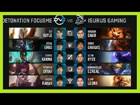 【英雄聯盟LOL】2019世界杯World Championship入圍賽DAY1  DFM v.s ISG