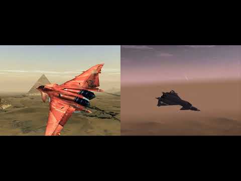 Airforce Delta 1 (1999) VS Airforce Delta Strike (2004) - MiG 1.44 (Dreamcast VS PlayStation 2)