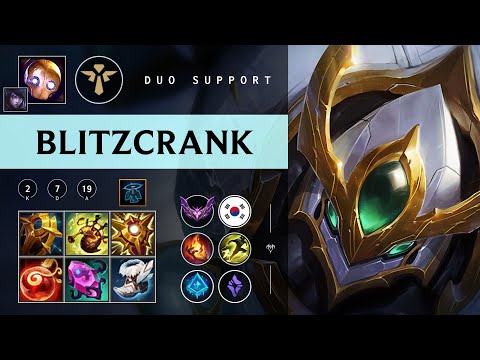 Blitzcrank Support vs Thresh - KR Master Patch 26.01