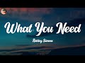 What You Need - Ashley Sienna (Lyric Video)