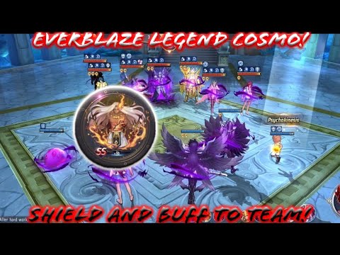 Saint Seiya: Awakening (KOTZ) - Everblaze Cosmo Explanation and Test at PvP! Shield & Buff to Team!