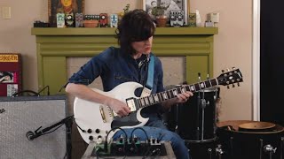 Video thumbnail for Pyramids Stereo Flanging Device - Betsy Wright (Ex Hex) | EarthQuaker Devices by EarthQuakerDevices