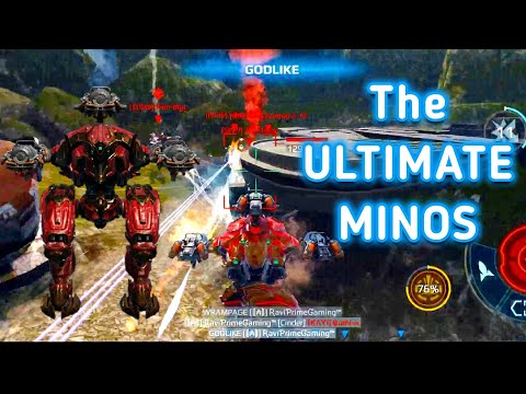 War Robots. CINDER MINOS Gameplay Compilation. The Ultimate Minos. Funniest Titan Build. 😀😎