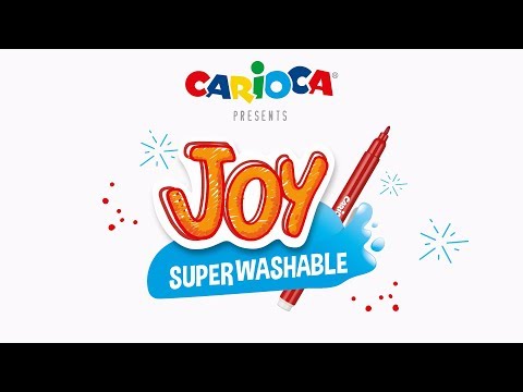 Flomasteriai CARIOCA JOY, 36 vnt. video