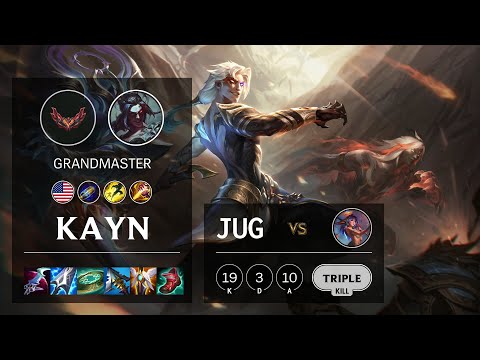 Kayn Jungle vs Lillia - NA Grandmaster Patch 12.4