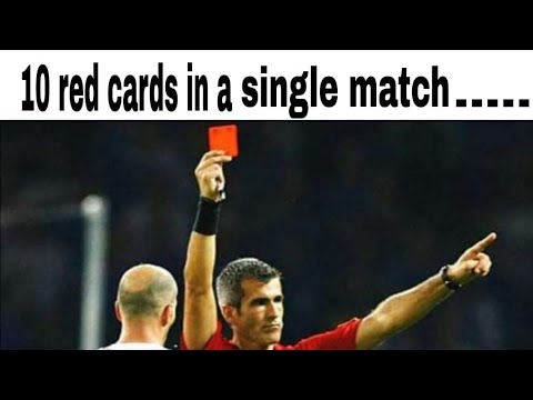 10 Red cards in a Single Match😱.Well done Referee🙏❣️⚽️