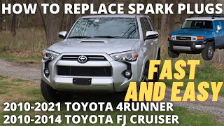 How to replace Spark Plugs on 2010-2021 4Runner and 10-14 FJ Cruiser