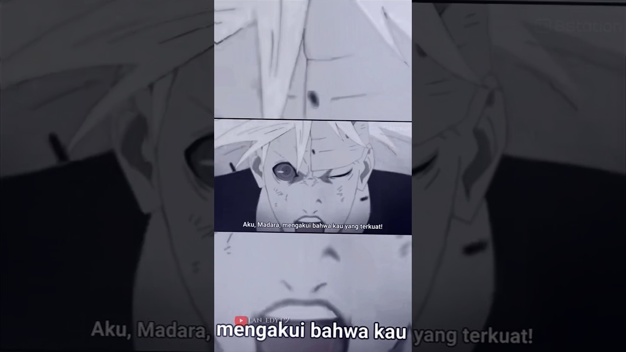 MADARA MENGAKUI LORD GUY 😈 #madara #narutoshippuden #naruto #sasuke